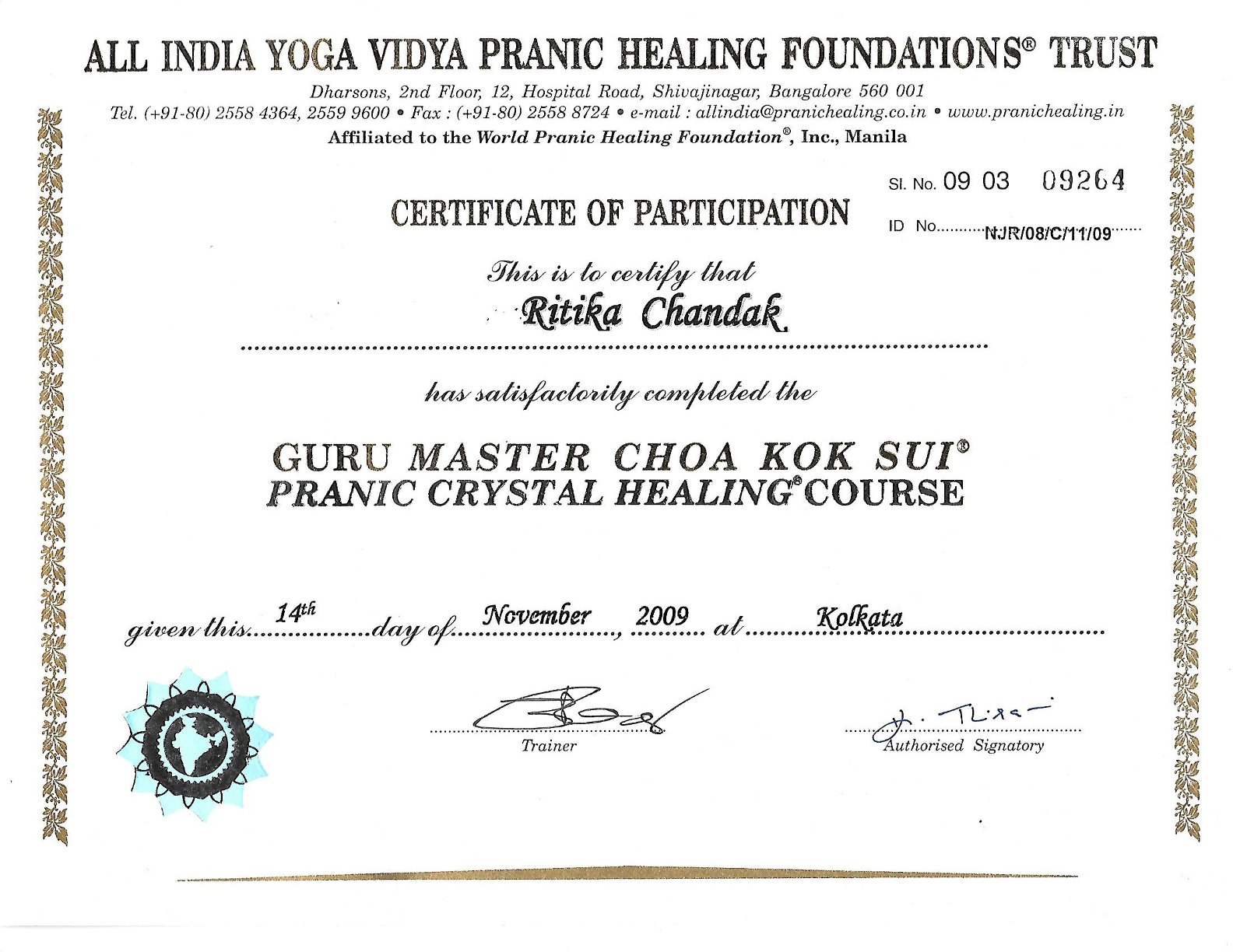 Pranic Crystal Healing 5 — Ritika Chandak