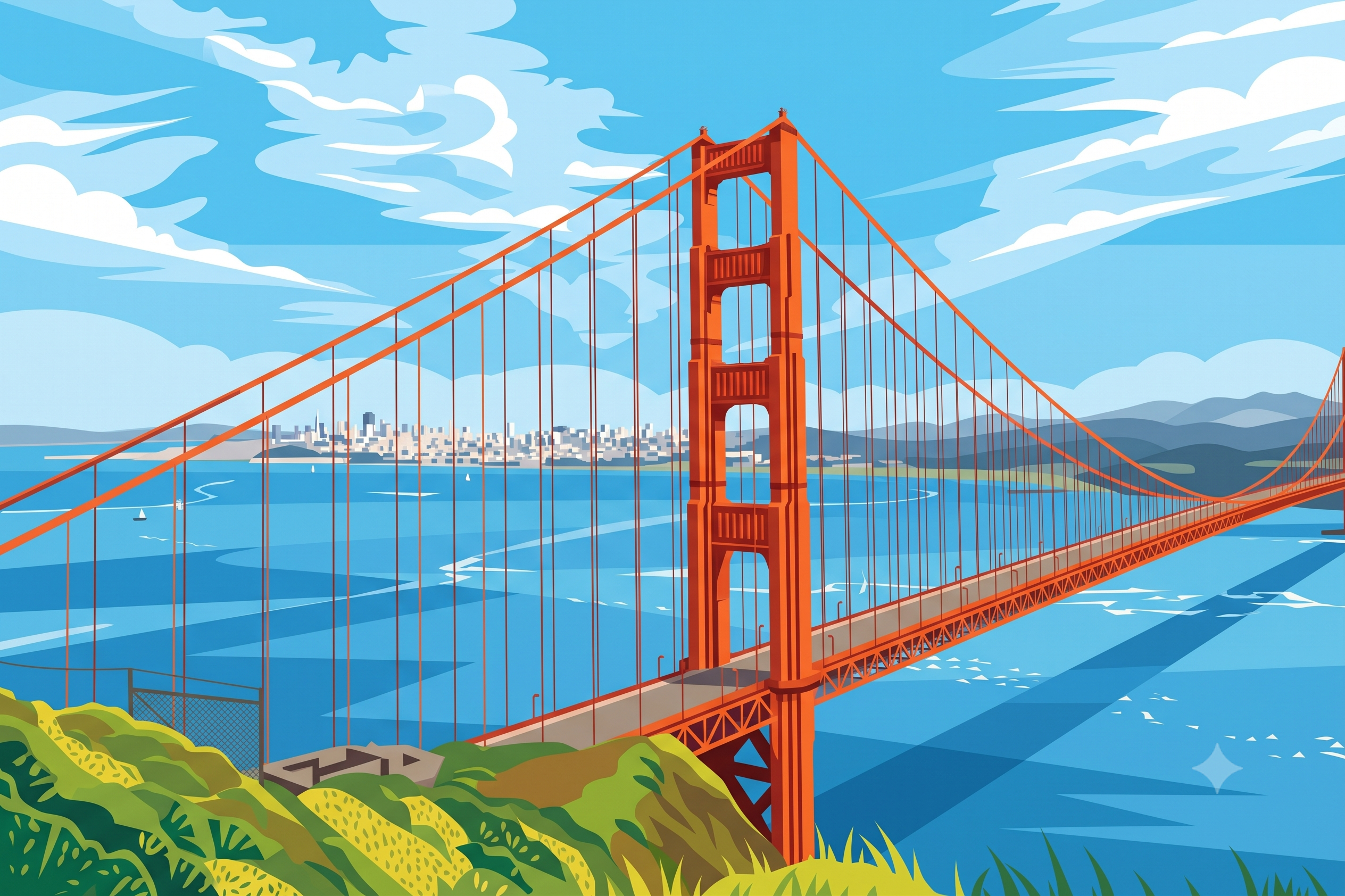 Illustration of California
