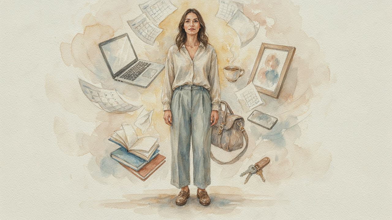 Woman reflecting on why people start healing after a major life change